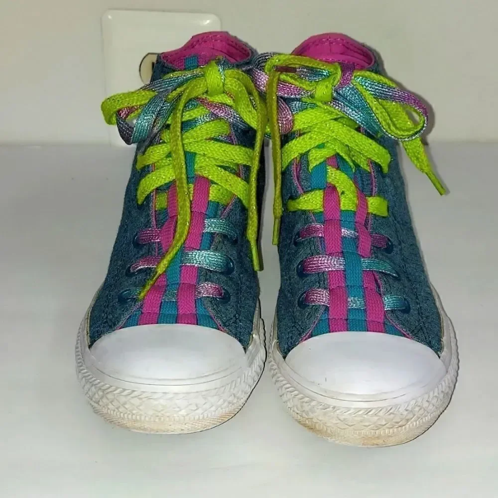 Converse Chuck Taylor All Star Loopholes Hi Sneakers Sz 4